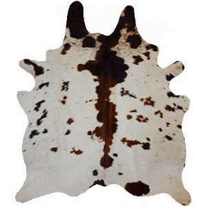 Real Cowhide Rug Spine Tricolor | Decohides®