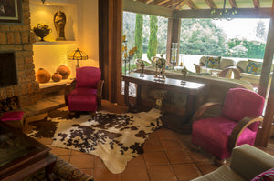 Cowhide Rug Tricolor